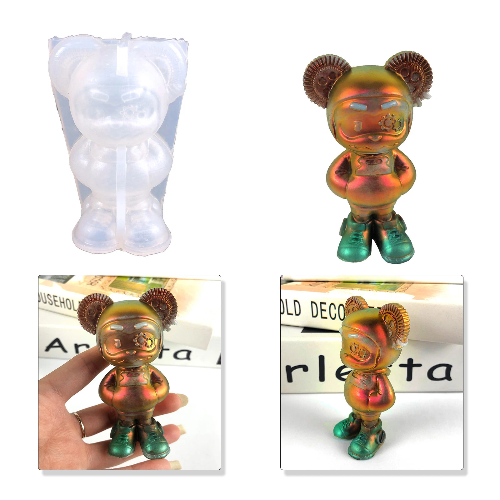 Mechanical Ornaments Epoxy Resin Mold Plaster Candle Aromatherapy 3D Three-dimensional Candle Silicone Mold
Mechanical Ornaments Epoxy Resin Mold Plaster Candle Aromatherapy 3D Three-dimensional Candle Silicone Mold