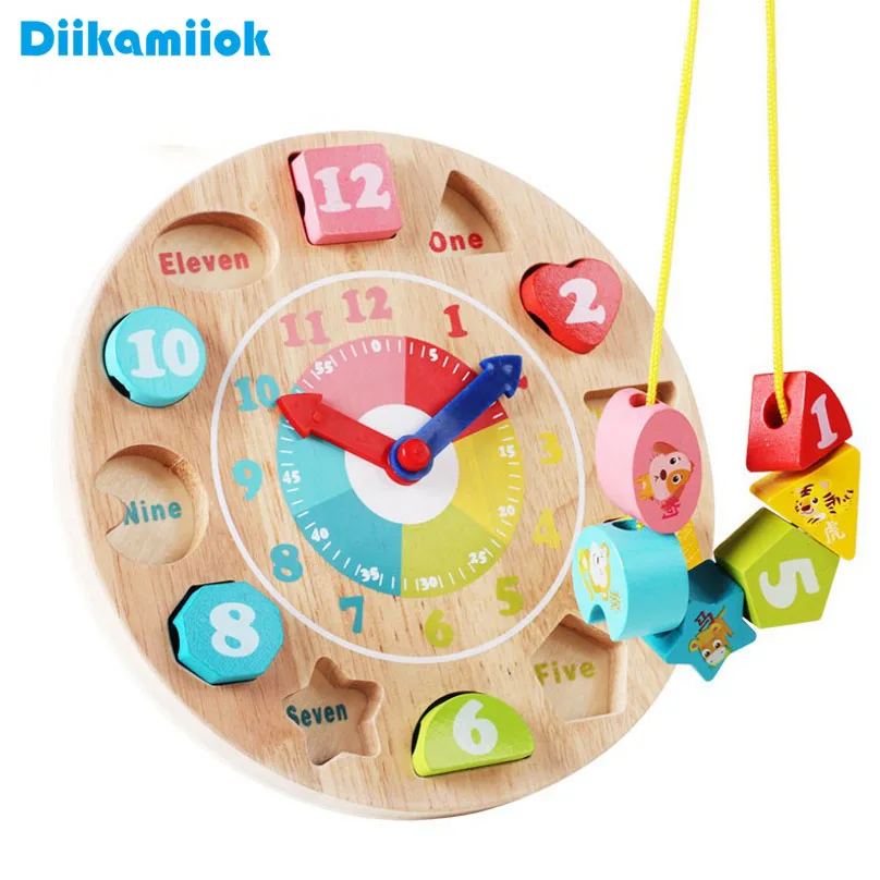 New Baby Fun Clock Building Blocks Educational Learning Toys for Children Wooden Toy Digital/ Shape/ Color Cognitive Puzzle Game
New Baby Fun Clock Building Blocks Educational Learning Toys for Children Wooden Toy Digital/ Shape/ Color Cognitive Puzzle Game