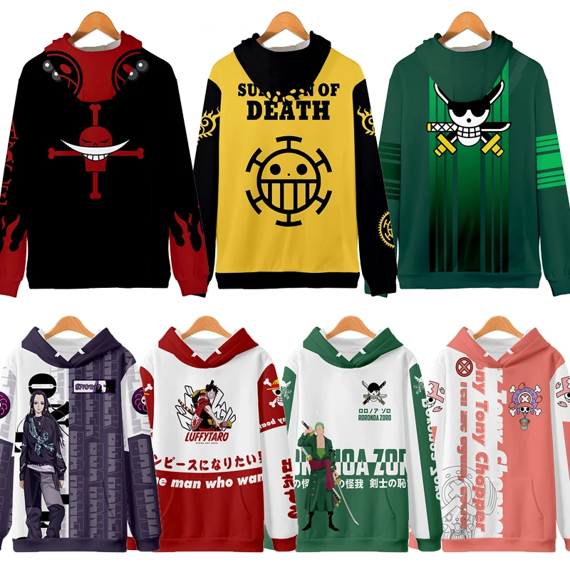 Anime Cosplay Hoodies One Piece 3D Printed Hooded Sweatshirt Men Women Fashion Zipper Hoodie Harajuku Hip Hop Streetwear Jackets
Anime Cosplay Hoodies One Piece 3D Printed Hooded Sweatshirt Men Women Fashion Zipper Hoodie Harajuku Hip Hop Streetwear Jackets