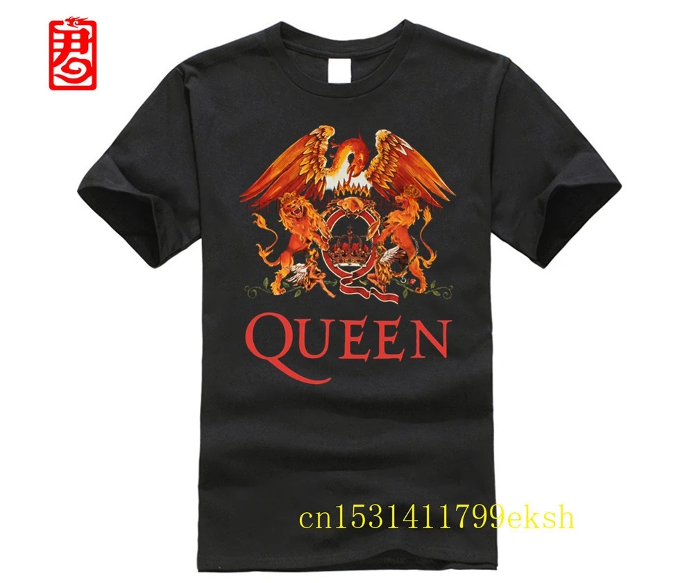 Queen Crest Logo Freddie Mercury Rock Official Tee T Shirt Mens Unisex Sleeves Boy Cotton Men T-Shirt top tee
Queen Crest Logo Freddie Mercury Rock Official Tee T Shirt Mens Unisex Sleeves Boy Cotton Men T-Shirt top tee