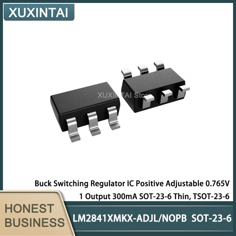 5Pcs/Lot LM2841XMKX-ADJL/NOPB LM2841 Buck Switching Regulator IC Positive Adjustable 0.765V 1 Output 300mA SOT-23-6 Thin, SOT
5Pcs/Lot LM2841XMKX-ADJL/NOPB LM2841 Buck Switching Regulator IC Positive Adjustable 0.765V 1 Output 300mA SOT-23-6 Thin, SOT