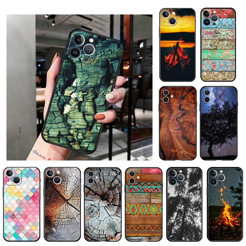 Camera Protection Silicone Phone Case for iphone 14 13 11 12 Pro XS Max Mini XR SE 8 7 14 Plus X Wood Crack Textures Black Cover
Camera Protection Silicone Phone Case for iphone 14 13 11 12 Pro XS Max Mini XR SE 8 7 14 Plus X Wood Crack Textures Black Cover