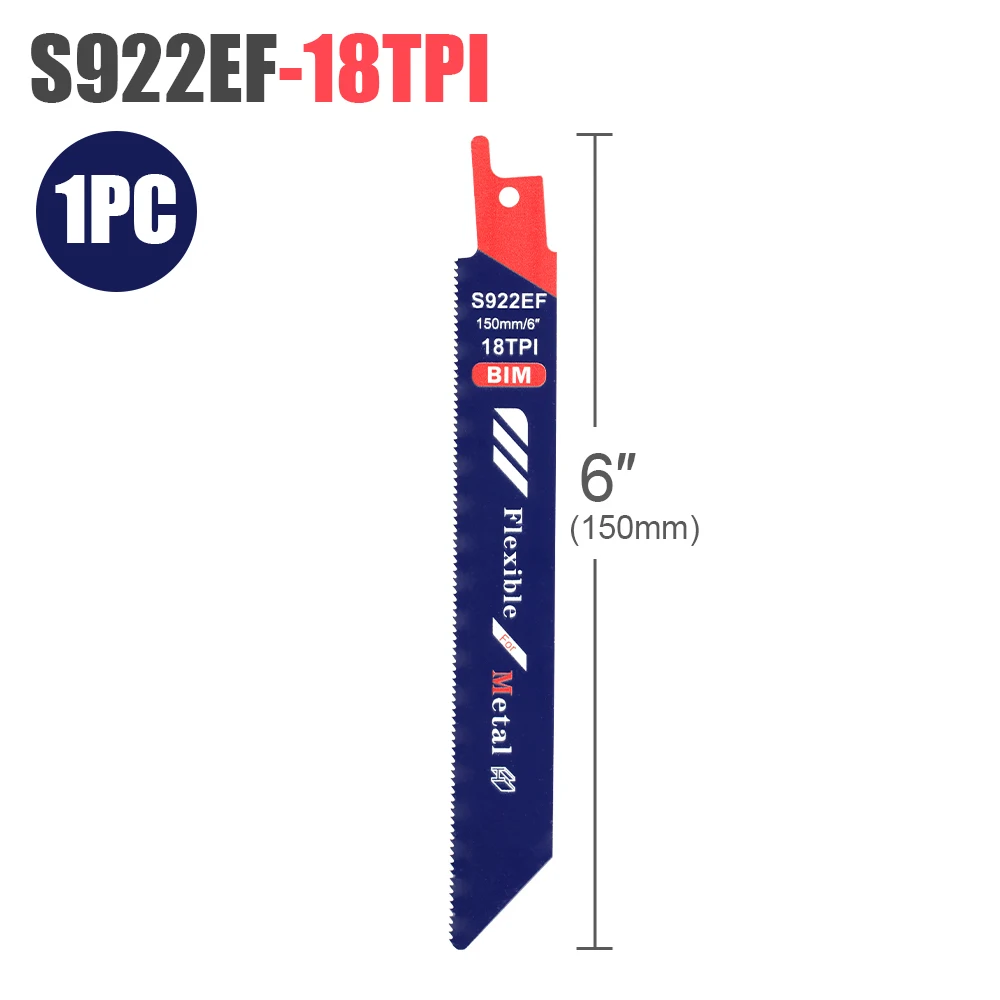 Биметаллические полотна для сабельной пилы CMCP S922AF S922BF S922EF 150 мм 18TPI
Биметаллические полотна для сабельной пилы CMCP S922AF S922BF S922EF 150 мм 18TPI