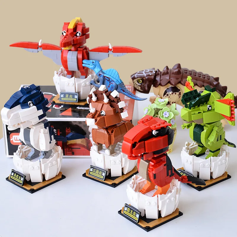 Creativity Dinosaur Building BlockTyrannosaurus Dilophosaurus Bricks Model Children's Assembled Home Decor Toys for Boys Girls
Creativity Dinosaur Building BlockTyrannosaurus Dilophosaurus Bricks Model Children's Assembled Home Decor Toys for Boys Girls