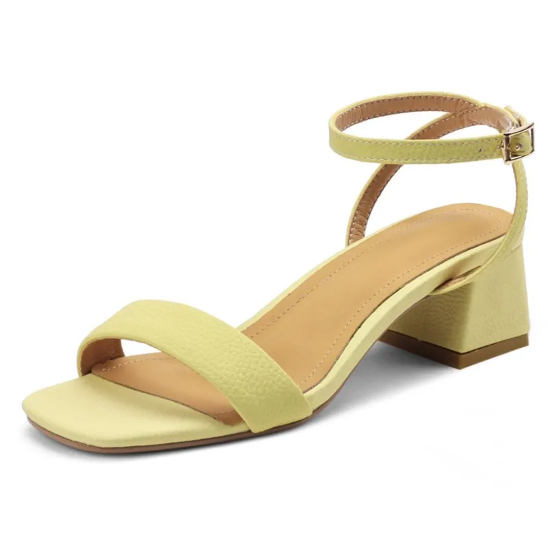 Dilalula Summer Women Sandals Ankle Strap Pumps Sweet Concise Genuine Leather Office Wedding Casual Thick Heels Shoes Woman
Dilalula Summer Women Sandals Ankle Strap Pumps Sweet Concise Genuine Leather Office Wedding Casual Thick Heels Shoes Woman