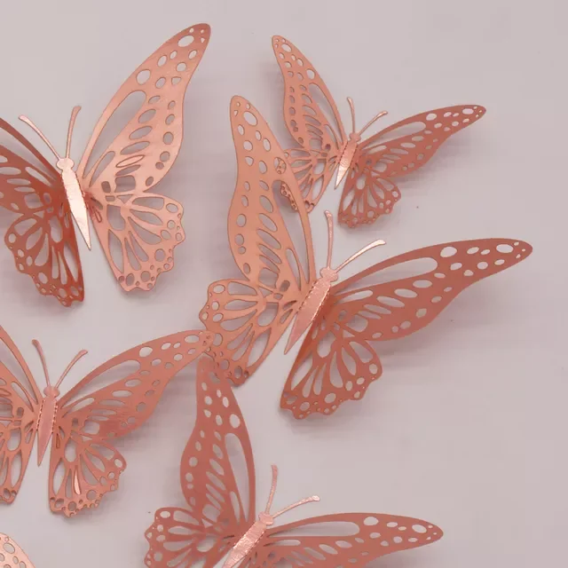 Metal Texture Gold Artificial Cake Topper Cake Decoration Simulation Butterflies Wedding Crafts Party Decoration
Metal Texture Gold Artificial Cake Topper Cake Decoration Simulation Butterflies Wedding Crafts Party Decoration
