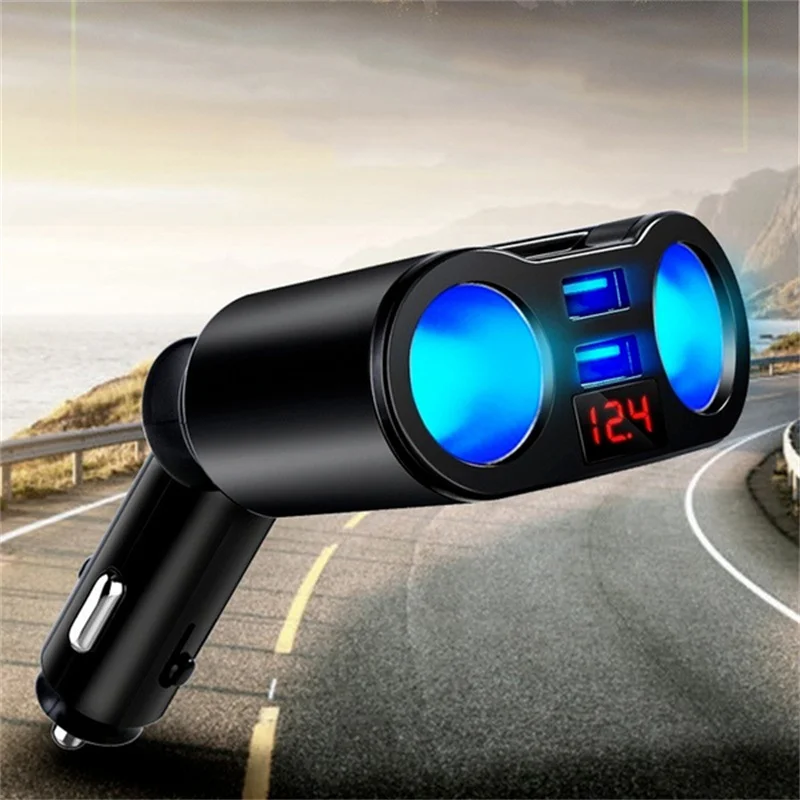 Dual USB Car Cigarette Lighter 2 Way Car Charging Splitter Adapter 2 In 1 Charger Power Adapter
Dual USB Car Cigarette Lighter 2 Way Car Charging Splitter Adapter 2 In 1 Charger Power Adapter