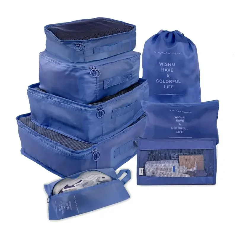 8 pieces Travel Storage Bag Travel Thickened Suitcase Clothing Classification Storage Bag Traveling Compression Luggage Organize
8 pieces Travel Storage Bag Travel Thickened Suitcase Clothing Classification Storage Bag Traveling Compression Luggage Organize