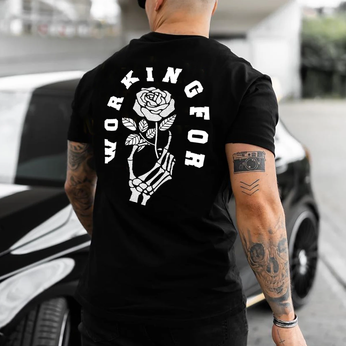 100% Cotton Summer Street Style Skull Rose Print Short Sleeve Mens T-shirts Casual Tops Tees
100% Cotton Summer Street Style Skull Rose Print Short Sleeve Mens T-shirts Casual Tops Tees
