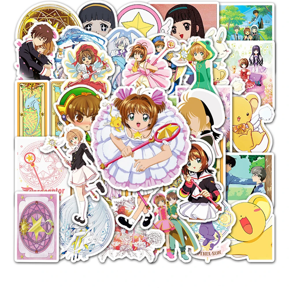 10/30/50PCS Anime Cardcaptor Sakura Creative Graffiti Sticker Refrigerator Skateboard Luggage Laptop Computer Wholesale
10/30/50PCS Anime Cardcaptor Sakura Creative Graffiti Sticker Refrigerator Skateboard Luggage Laptop Computer Wholesale