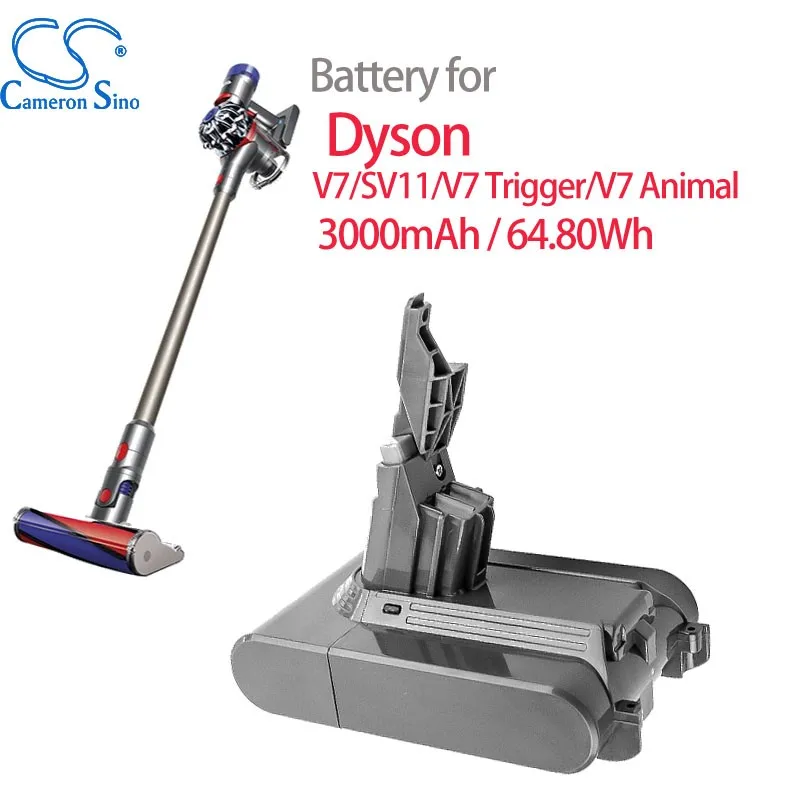 

CS for Dyson V7 SV11 V7 Motorhead Pro V7 Trigger V7 Animal fits Dyson 968670-02 968670-03 Vacuum Battery 3000mAh/64.80Wh