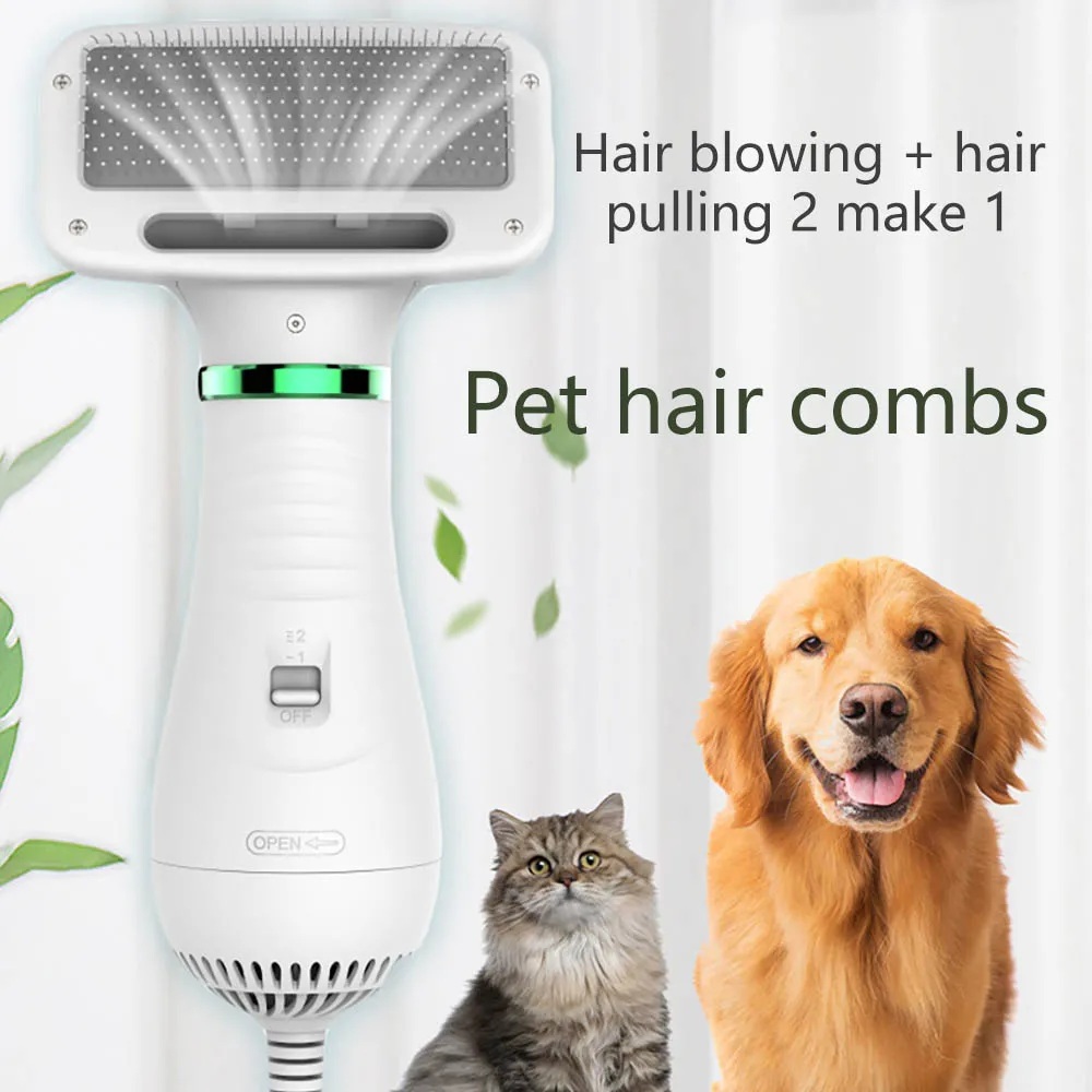 2 In 1 Pet Grooming Hair Dryer Cleaning Brush Dog Cat Hair Comb Adjustable Temperature Low Noise For Cat Dog Pet Grooming Tool
2 In 1 Pet Grooming Hair Dryer Cleaning Brush Dog Cat Hair Comb Adjustable Temperature Low Noise For Cat Dog Pet Grooming Tool