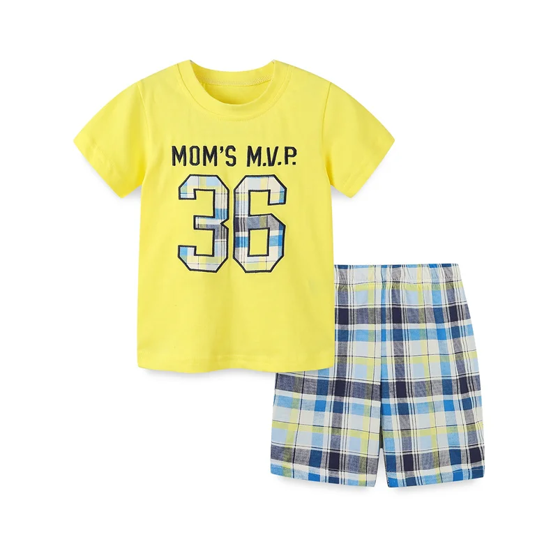 Jumping Meters Short Sleeve Children's Clothing Sets 36 Cotton Outfits Baby Costume Summer Kids Suits 2 Pcs Sets
Jumping Meters Short Sleeve Children's Clothing Sets 36 Cotton Outfits Baby Costume Summer Kids Suits 2 Pcs Sets