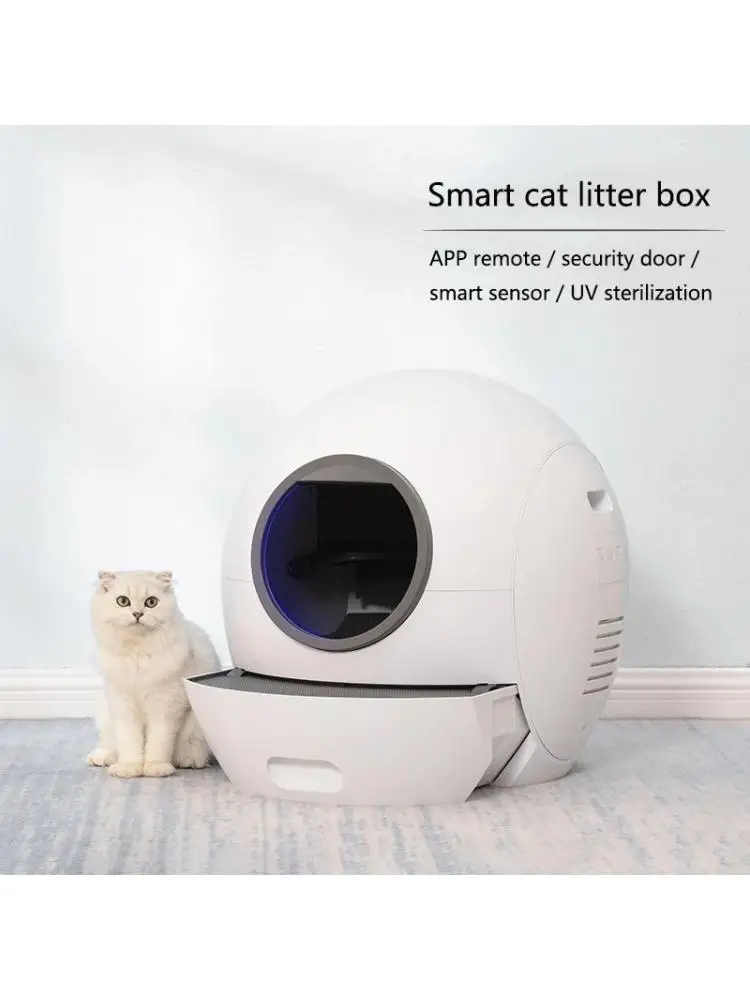 Enclosed Smart Cat Litter Box, Low Noise, Low Energy Consumption, Automatic Cleaning Feces Scooping Machine
Enclosed Smart Cat Litter Box, Low Noise, Low Energy Consumption, Automatic Cleaning Feces Scooping Machine