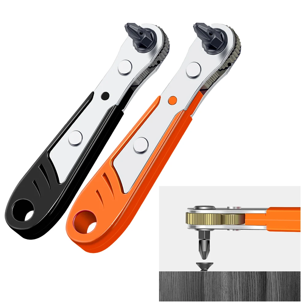 Mini Ratchet Wrench Two Way Socket Spanner 1/4 Hexagon Bidirectional Control for Screwdriver Drill Bits for Hand Tools
Mini Ratchet Wrench Two Way Socket Spanner 1/4 Hexagon Bidirectional Control for Screwdriver Drill Bits for Hand Tools