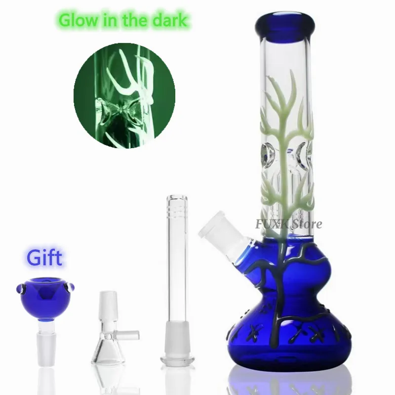 25cm Shisha Blue Vase Luminous Glass Beaker Smoking Pipe Glass Bong Smoke Tubes Mouthpieces Filter Oil Collector Flask Gifts
25cm Shisha Blue Vase Luminous Glass Beaker Smoking Pipe Glass Bong Smoke Tubes Mouthpieces Filter Oil Collector Flask Gifts