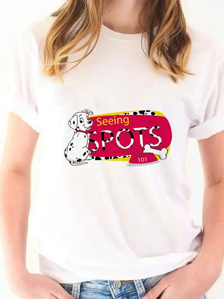 Women Creativity One Hundred And One Dalmatians Comfy T-Shirt Casual Trendy Outdoor Tshirt CrewNeck Lady Disney Summer T Shirt
Women Creativity One Hundred And One Dalmatians Comfy T-Shirt Casual Trendy Outdoor Tshirt CrewNeck Lady Disney Summer T Shirt