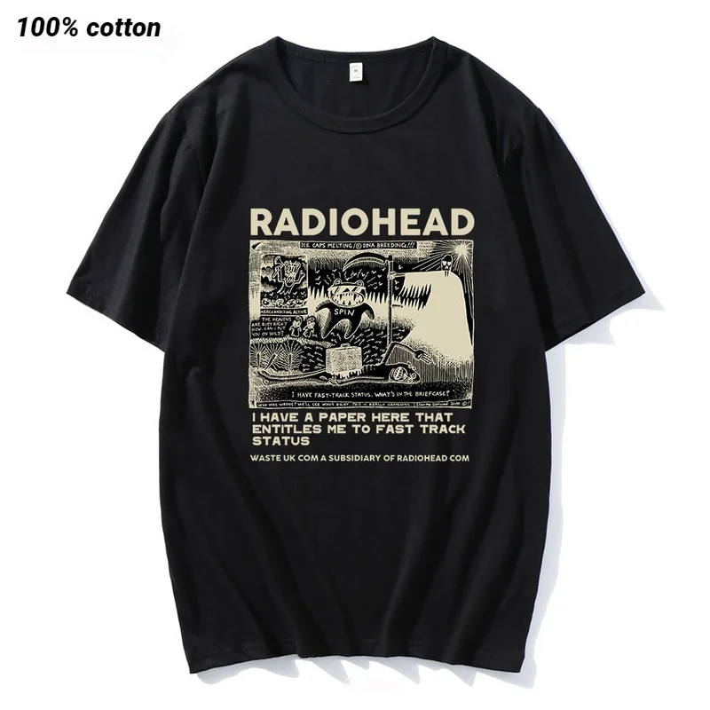 Radiohead T Shirt Men Vintage Classic Tees North America Rock Boy Camisetas Hombre Hop Unisex 100%Cotton Oversized Tops
Radiohead T Shirt Men Vintage Classic Tees North America Rock Boy Camisetas Hombre Hop Unisex 100%Cotton Oversized Tops