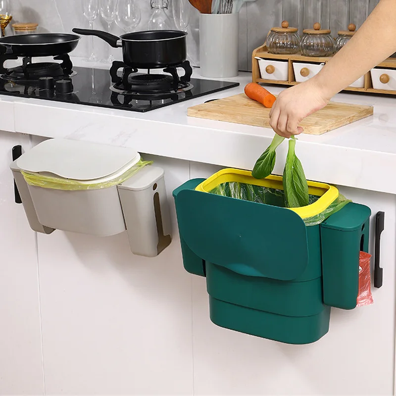 9L/2.4Gal Foldable Trash Can Wall Mounted Kitchen Waste Bins Cabinet Door Hanging Compost Bucket Kitchen Bathroom Accessories
9L/2.4Gal Foldable Trash Can Wall Mounted Kitchen Waste Bins Cabinet Door Hanging Compost Bucket Kitchen Bathroom Accessories
