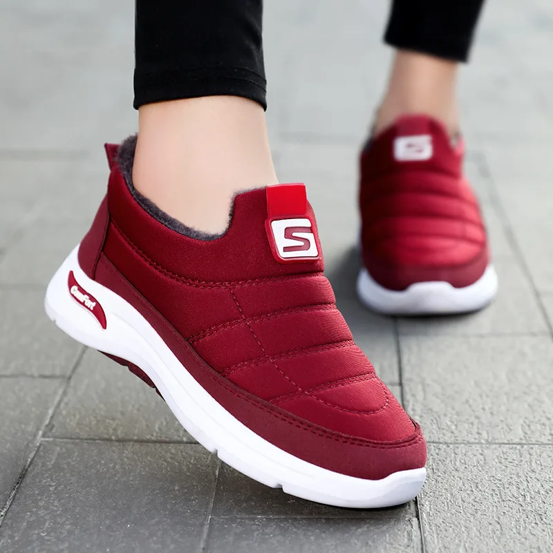 Winter Shoes Women Cotton Shoes Wedge Platform Sneakers Black Ankle Boots 2022 Winter Short Plush Warm Hiking Shoe Botines Mujer
Winter Shoes Women Cotton Shoes Wedge Platform Sneakers Black Ankle Boots 2022 Winter Short Plush Warm Hiking Shoe Botines Mujer