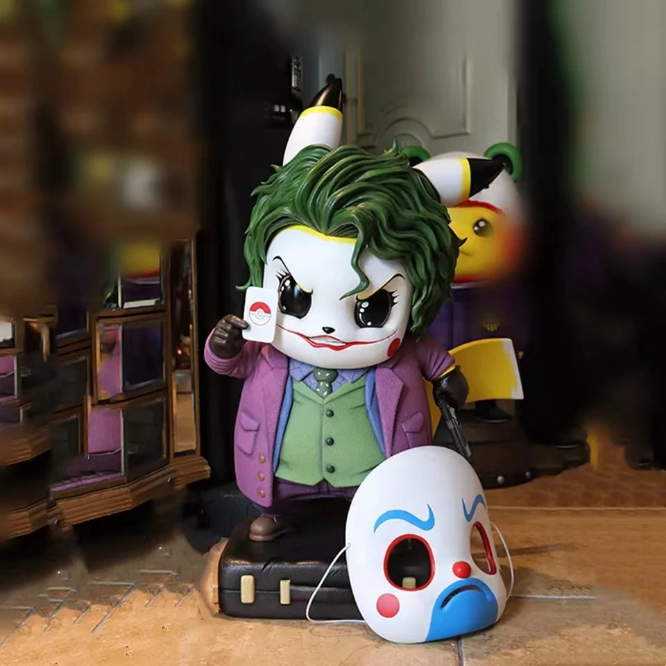 PVC Anime Peripheral Toys Pokemon Pikachu Cos The Joker GK Collection Birthday Christmas Gifts Decoration Action Figure Statues
PVC Anime Peripheral Toys Pokemon Pikachu Cos The Joker GK Collection Birthday Christmas Gifts Decoration Action Figure Statues