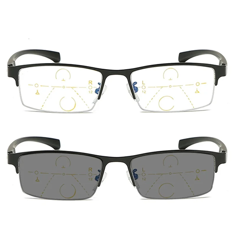 Zerosun Progressive Photochromic Reading Glasses Men Women Transition Near Far Grade Points Male Eyeglasses Frame Multifocal
Zerosun Progressive Photochromic Reading Glasses Men Women Transition Near Far Grade Points Male Eyeglasses Frame Multifocal