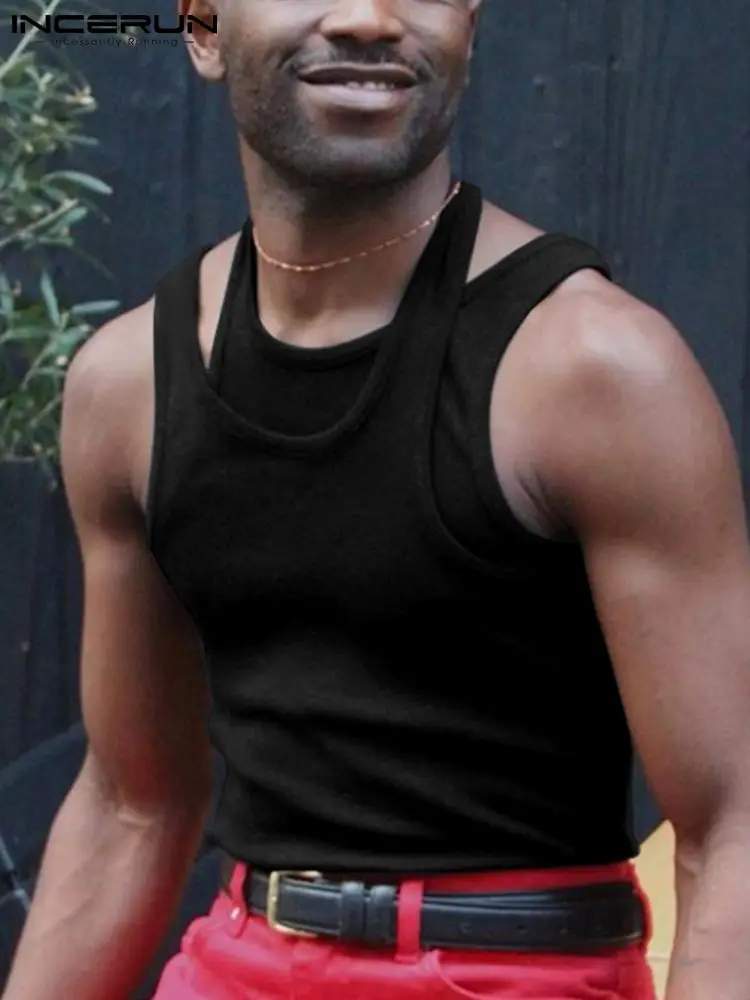 Handsome Well Fitting Men Solid Waistcoat Casual Streetwear Male Loose Comfortable Fake Two-piece Vests S-5XL INCERUN Tops 2022
Handsome Well Fitting Men Solid Waistcoat Casual Streetwear Male Loose Comfortable Fake Two-piece Vests S-5XL INCERUN Tops 2022