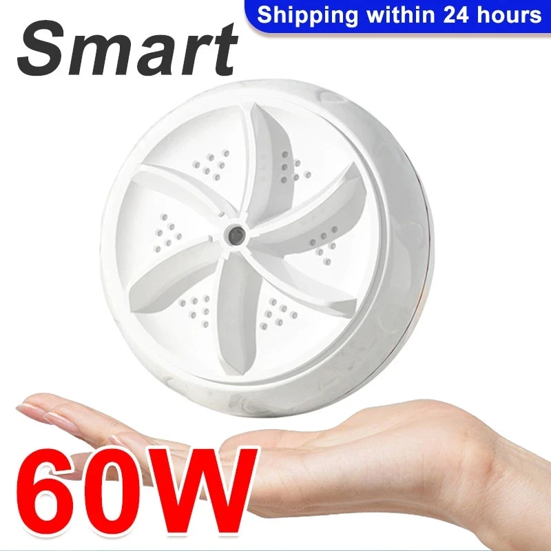 New USB Portable 60W Turbo Washing Machine Hight Power Mini Ultrasonic Washer for Baby Clothes Underwear Socks Business Travel
New USB Portable 60W Turbo Washing Machine Hight Power Mini Ultrasonic Washer for Baby Clothes Underwear Socks Business Travel