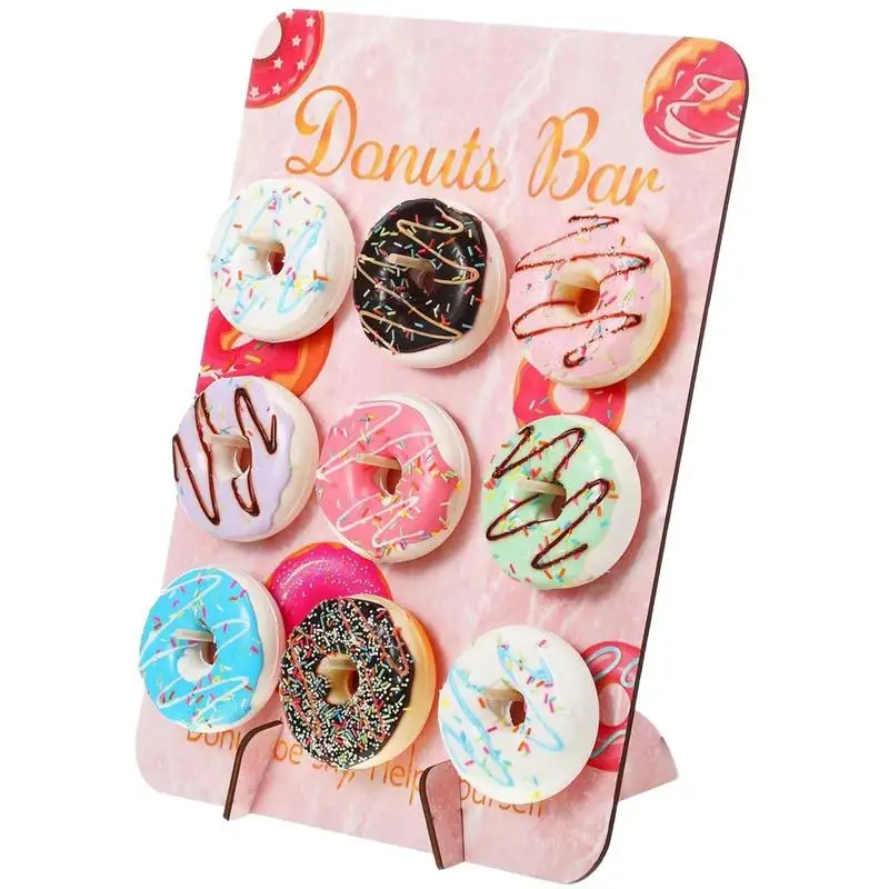 Donut Display Holder Donut Board Reusable Doughnut Board Holder Birthday Holiday Decoration Pendant Stand Dessert Table Pegboard
Donut Display Holder Donut Board Reusable Doughnut Board Holder Birthday Holiday Decoration Pendant Stand Dessert Table Pegboard
