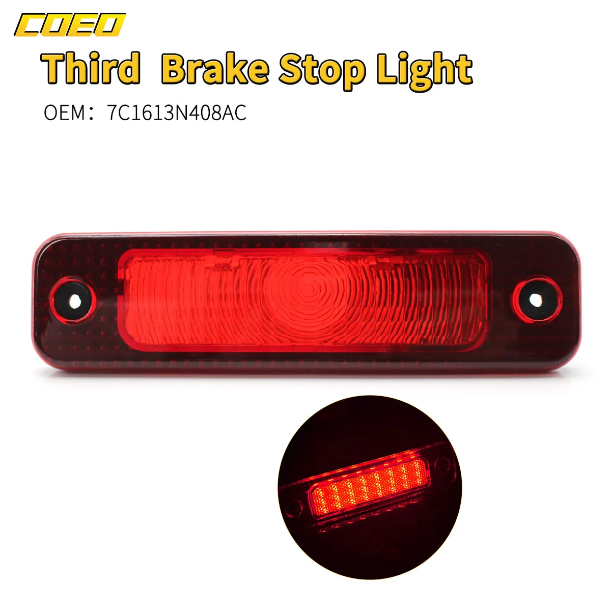 3rd Brake Light LED High Mount Stop Lamp Fit For Transit MK7 2006 - 2013 Van Bus Car Accessories 7C1613N408AC
3rd Brake Light LED High Mount Stop Lamp Fit For Transit MK7 2006 - 2013 Van Bus Car Accessories 7C1613N408AC
