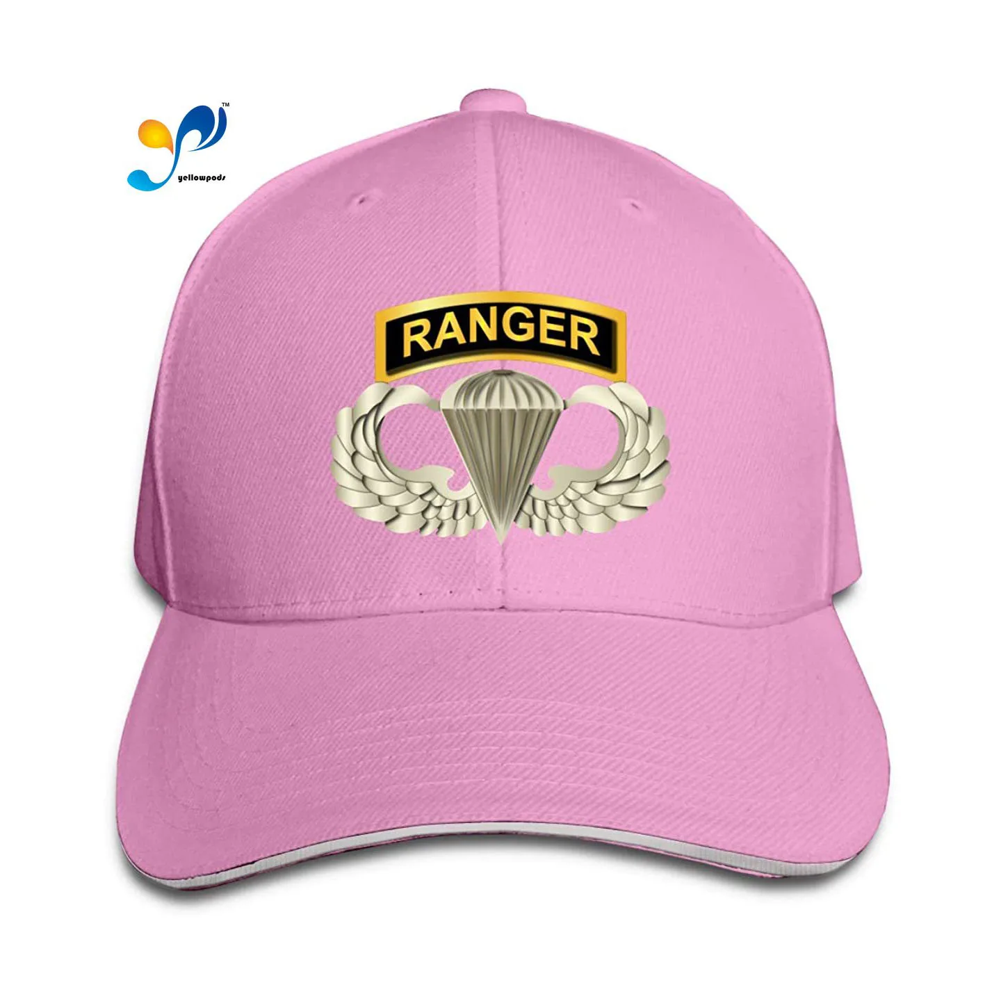 

Airborne Badge Ranger Tab Men's Girl's Classical Hat Fashionable Peak Cap Cricket Cap Moto Gp Baseball Cap