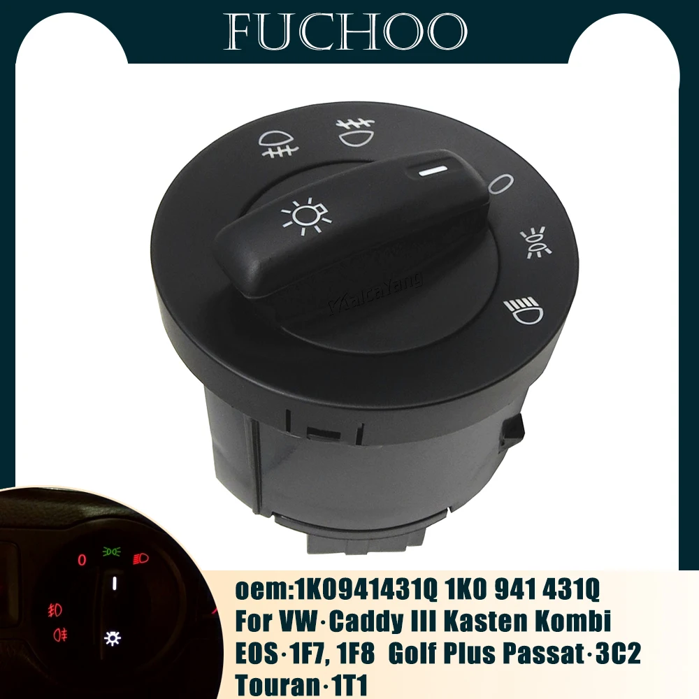Car Accessories Headlight Switch Fog Lamp Switch Knob For VW·Caddy EOS Golf Plus V Jetta Passat Touran 1K0941431Q
Car Accessories Headlight Switch Fog Lamp Switch Knob For VW·Caddy EOS Golf Plus V Jetta Passat Touran 1K0941431Q