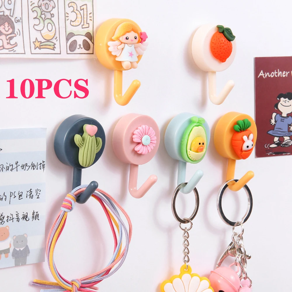 10 Pcs Cute Animal Wall Hooks Punch-Free Wall Mounted Self Hangers Keys Coat Cartoon Animal Decoration Rack Home Accessories
10 Pcs Cute Animal Wall Hooks Punch-Free Wall Mounted Self Hangers Keys Coat Cartoon Animal Decoration Rack Home Accessories