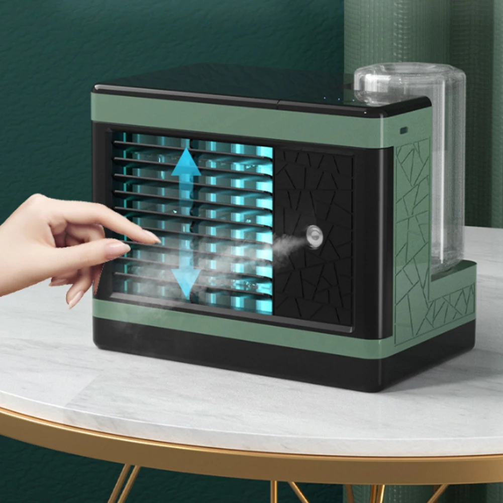 Portable Air Conditioning Fan 3 Speeds Mini Air Conditioner Anion Purifier Humidifier Desktop USB Air Cooling Fan Air Cooler
Portable Air Conditioning Fan 3 Speeds Mini Air Conditioner Anion Purifier Humidifier Desktop USB Air Cooling Fan Air Cooler