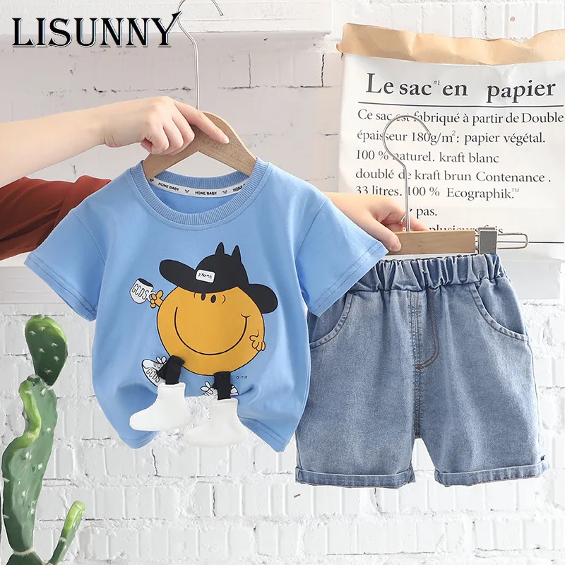 Baby Boys Clothing Sets 2022 Summer Infant Short Sleeve Cartoon O-Neck T Shirt Shorts Kids Tracksuit Cotton Child Outfits 0-5y
Baby Boys Clothing Sets 2022 Summer Infant Short Sleeve Cartoon O-Neck T Shirt Shorts Kids Tracksuit Cotton Child Outfits 0-5y