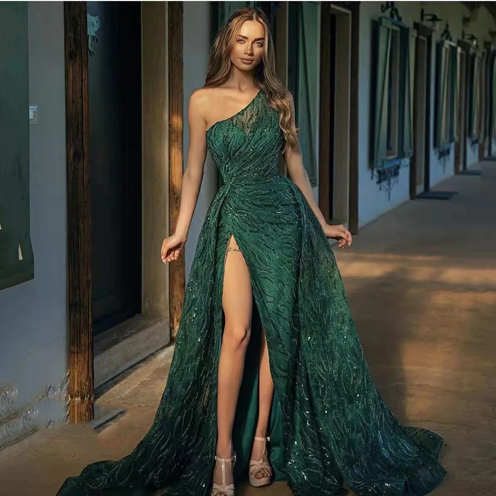 Sexy Sequins High Slit Evening Dress Fashion Elegant One Shoulder High Waist Corset Mermaid Guest Host Floor Length Dress
Sexy Sequins High Slit Evening Dress Fashion Elegant One Shoulder High Waist Corset Mermaid Guest Host Floor Length Dress