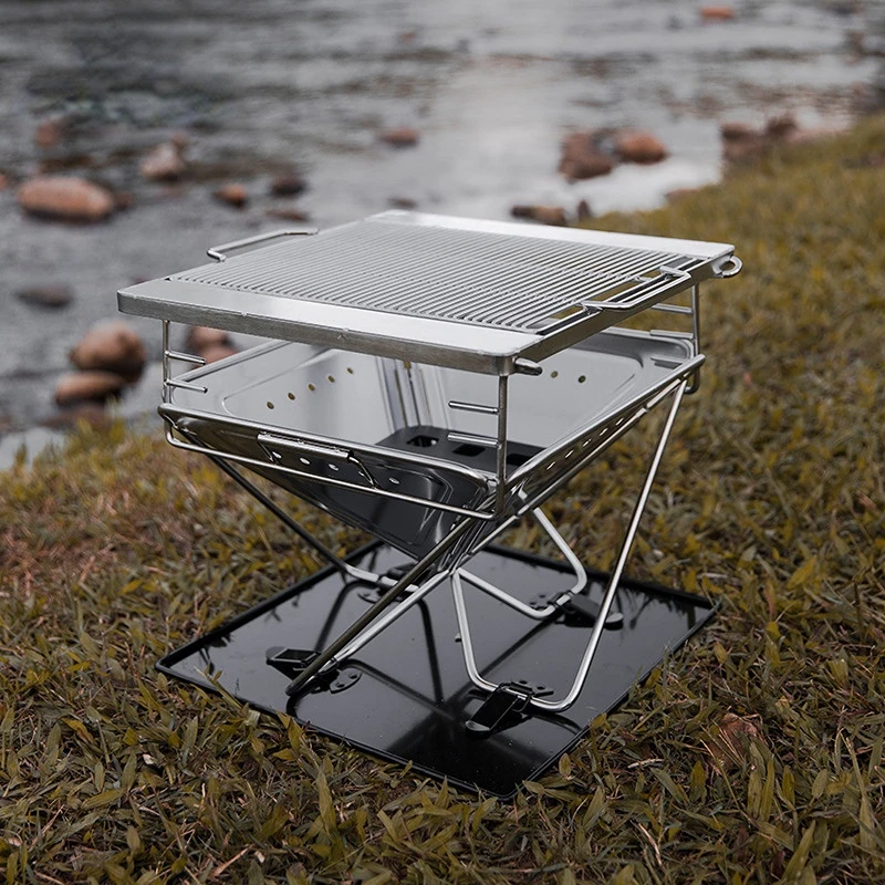 Outdoor Detachable BBQ Grill Campsite Multi-purpose Stainless Steel Firewood Stove Picnic Cooker Incinerator Portable Grill
Outdoor Detachable BBQ Grill Campsite Multi-purpose Stainless Steel Firewood Stove Picnic Cooker Incinerator Portable Grill