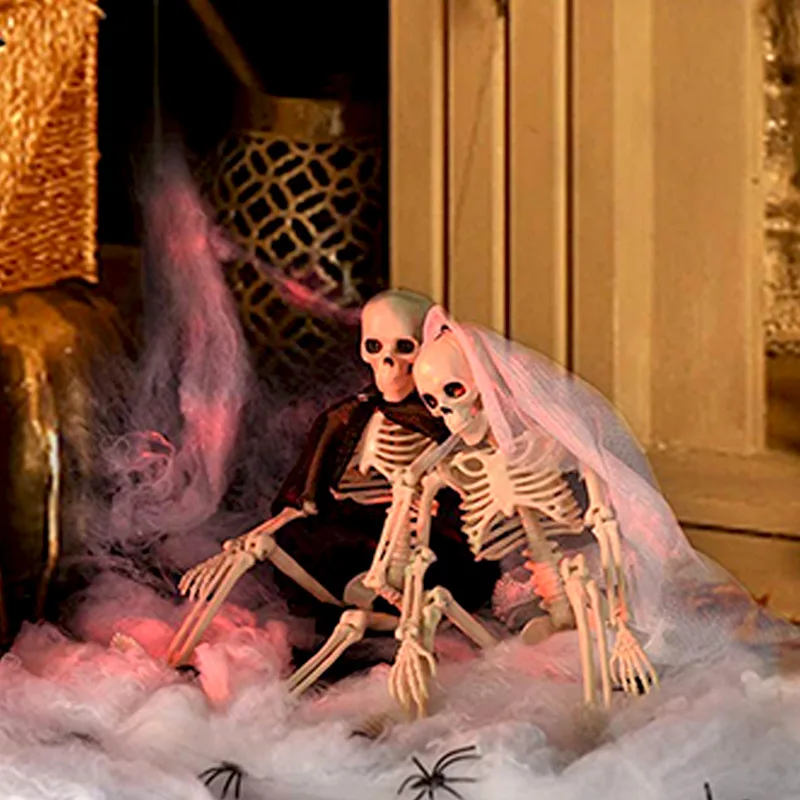 Small Size 40cm Skeleton Plastic Halloween Props Artificial Skeleton Ghost Groom Bride Skeleton Yards Hunted House Decorations
Small Size 40cm Skeleton Plastic Halloween Props Artificial Skeleton Ghost Groom Bride Skeleton Yards Hunted House Decorations