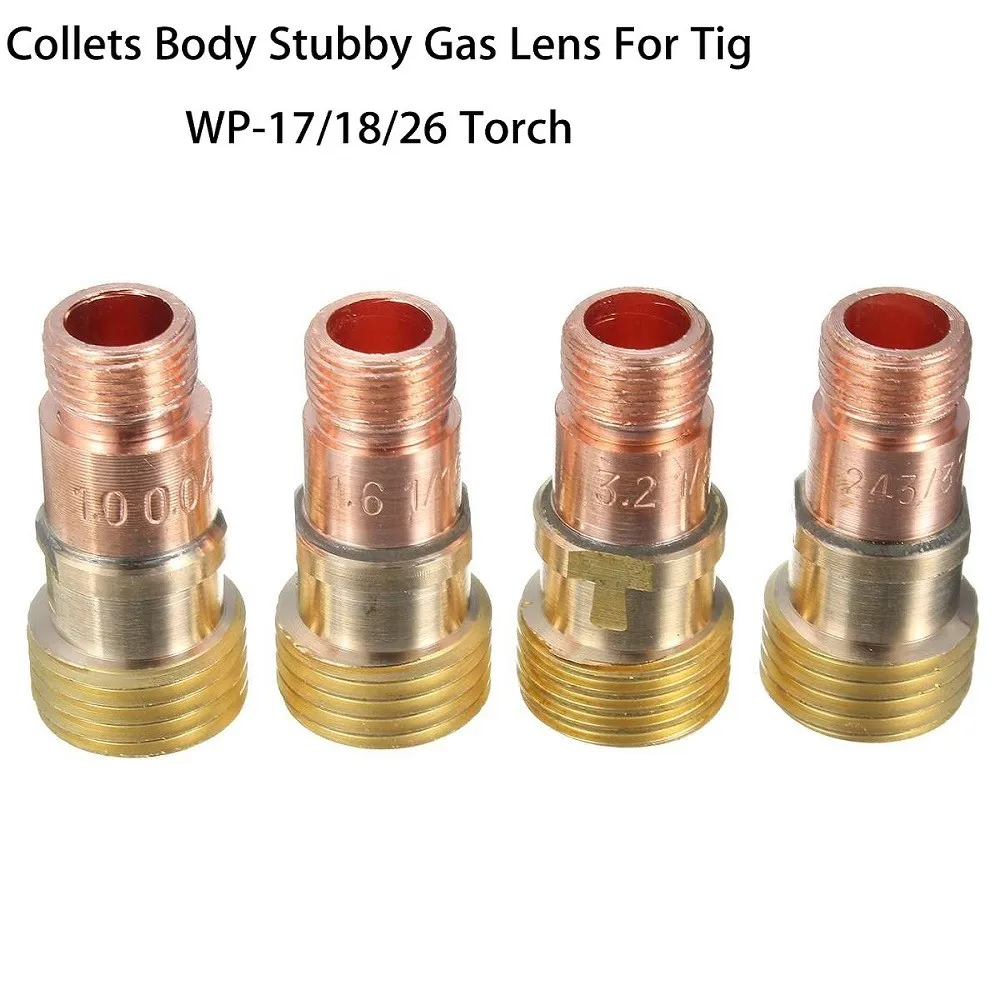 1PCS Collet Body Stubby Gas Lens Lenz Connector With Mesh For Tig WP-17/18/26 Torch Welding Accessories
1PCS Collet Body Stubby Gas Lens Lenz Connector With Mesh For Tig WP-17/18/26 Torch Welding Accessories