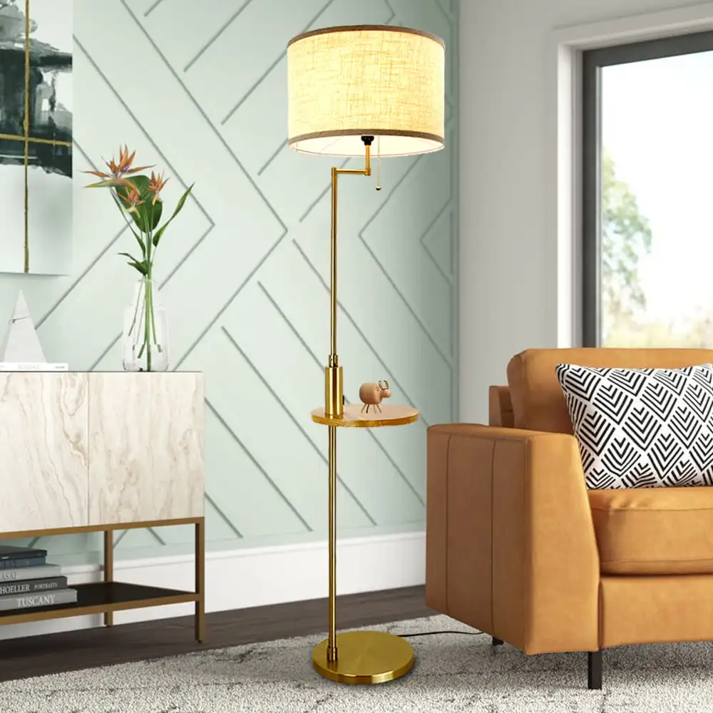 HMTX Farmhouse Floor Lamps with USB Charging for Living Room, Table with Lamp Attached, Drum Shade Floor Lamp for Corner, Bedro
HMTX Farmhouse Floor Lamps with USB Charging for Living Room, Table with Lamp Attached, Drum Shade Floor Lamp for Corner, Bedro