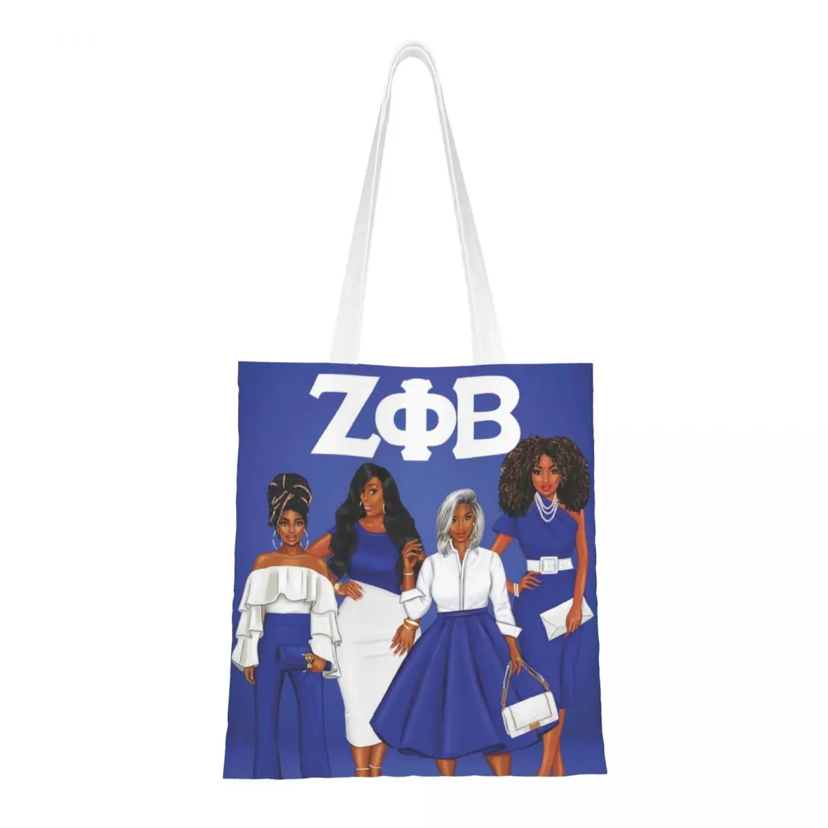 Модная сумка для покупок Zeta Phi Beta Sorority, многоразовая Холщовая Сумка для покупок через плечо ZOB
Модная сумка для покупок Zeta Phi Beta Sorority, многоразовая Холщовая Сумка для покупок через плечо ZOB