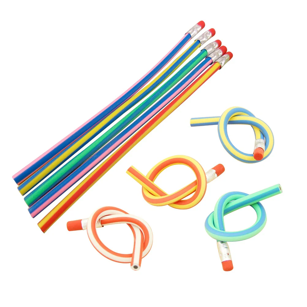 20pcs Bendy Flexible with Eraser Fun Equipment for Kids Writing Gift (Random Color)
20pcs Bendy Flexible with Eraser Fun Equipment for Kids Writing Gift (Random Color)