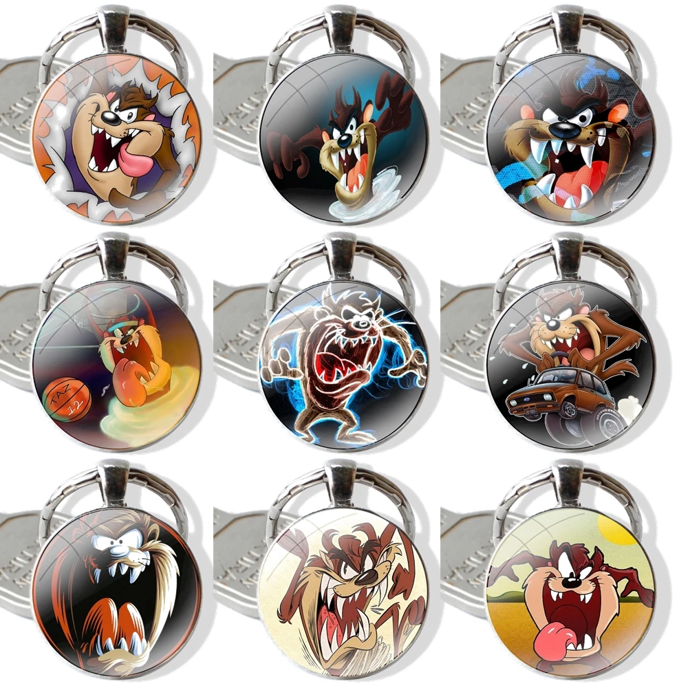 Glass Cabochon Keychain Pendant Car Key Chains Handmade cute Tasmanian Devil taz Sexy Cartoon Fashion Creative Design
Glass Cabochon Keychain Pendant Car Key Chains Handmade cute Tasmanian Devil taz Sexy Cartoon Fashion Creative Design
