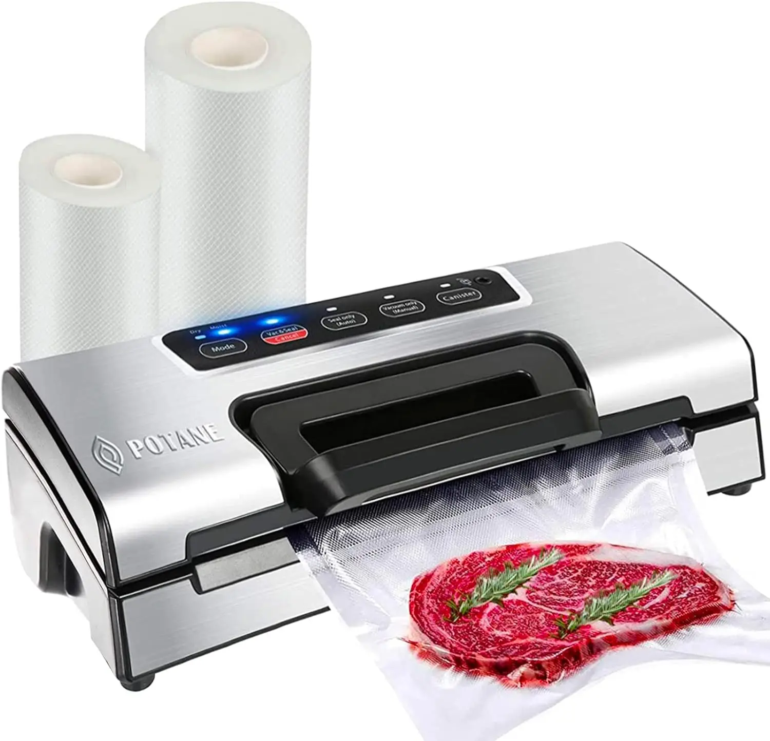 Vacuum Sealer Machine,Pro Food Sealer with Built-in Cutter and Bag Storage(Up to 20 Feet Length), Both Auto&Manual Options,2
Vacuum Sealer Machine,Pro Food Sealer with Built-in Cutter and Bag Storage(Up to 20 Feet Length), Both Auto&Manual Options,2