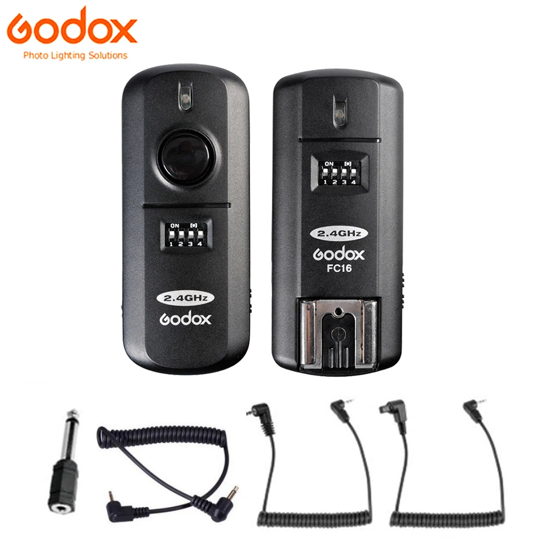 

Godox FC-16 2.4G 16 Channels Wireless Remote Flash Speedlite Strobe Trigger Receiver Shutter Release for Canon Nikon DSLR Camera