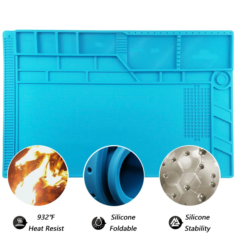 Station For Ipad Repair Heat Small Thick Rework Large Pad Anti-static Bga Insulation Soldering Soldering Mat Mat Mat Silicon
Station For Ipad Repair Heat Small Thick Rework Large Pad Anti-static Bga Insulation Soldering Soldering Mat Mat Mat Silicon