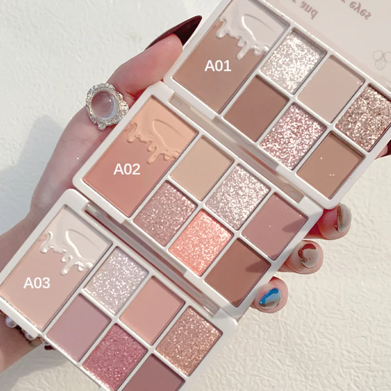 Glitter 7-color Eyeshadow Palette Matte Shimmer Soft Touch Long-lasting Waterproof Coloring Brighten Eye Makeup Ladies Cosmetics
Glitter 7-color Eyeshadow Palette Matte Shimmer Soft Touch Long-lasting Waterproof Coloring Brighten Eye Makeup Ladies Cosmetics