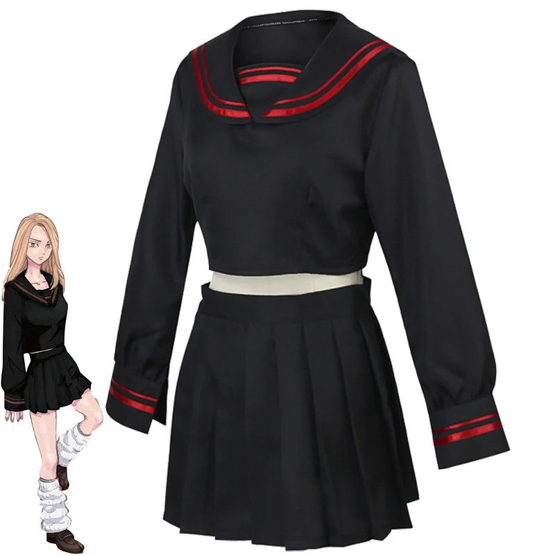 Anime Tokyo Revengers Dress Shiba Yuzuha Cosplay Costumes Skirt Suit Sailor School Uniform Girls Women Halloween Party Costume
Anime Tokyo Revengers Dress Shiba Yuzuha Cosplay Costumes Skirt Suit Sailor School Uniform Girls Women Halloween Party Costume