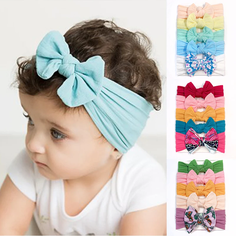 Wide Hairbands 5Pcs/Set Cable Knit Bow Baby Headbands Newborn Headwrap Elastic Nylon Hair Bands Kids Headwear Hair Accessories
Wide Hairbands 5Pcs/Set Cable Knit Bow Baby Headbands Newborn Headwrap Elastic Nylon Hair Bands Kids Headwear Hair Accessories