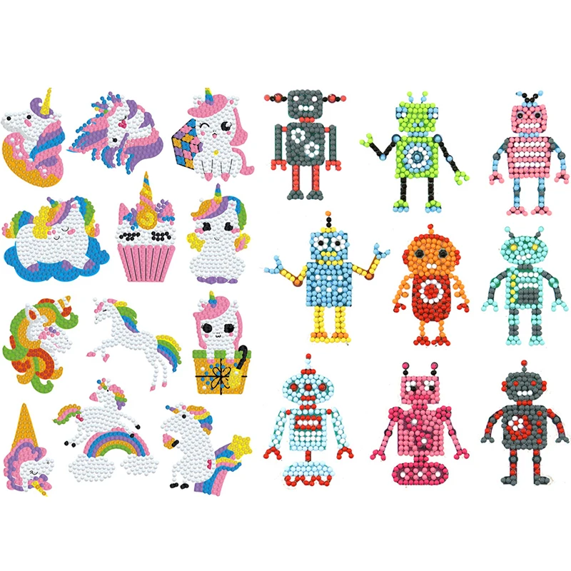 DIY Diamond Painting 5D Kawaii Cartoon Anime Sticker Fridge Sticker Robot Profession Magic Pony Children's Toy Birthday Gift New
DIY Diamond Painting 5D Kawaii Cartoon Anime Sticker Fridge Sticker Robot Profession Magic Pony Children's Toy Birthday Gift New
